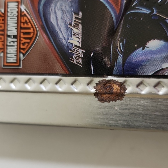 HARLEY DAVIDSON COLLECTOR TIN & 2 DECKS OF PLAYING CARDS MOTORCYCLES New In Box - Picture 7 of 9